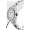 Image 2 : Rolex Stainless Steel 1.00ctw Diamond and Ruby DateJust Ladies Watch