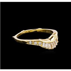 0.32ctw Diamond Ring - 14KT Yellow Gold