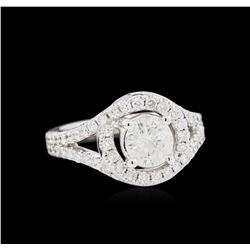 14KT White Gold 1.60ctw Diamond Ring