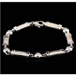 0.70ctw Diamond Bracelet - 14KT White Gold