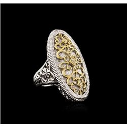 Sterling Silver 0.03ctw Diamond Ring