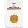 Image 1 : 1894 NGC MS63 $10 Liberty Head Eagle Gold Coin