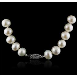 14KT White Gold Pearl Necklace