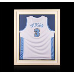 Allen Iverson Framed Autographed Jersey