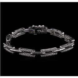 1.45ctw Diamond Bracelet - 14KT White Gold