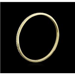 2.88ctw Diamond Bangle Bracelet - 14KT Yellow Gold