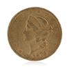 Image 1 : 1873 Open 3 AU $20 Double Eagle Liberty Head Gold Coin