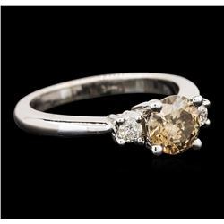 14KT White Gold 1.19ctw Diamond Ring