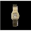 Image 1 : Cartier 18KT Yellow Gold Diamond Panthere Ladies Watch