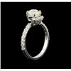 Image 3 : 1.32ctw Diamond Ring - 18KT White Gold