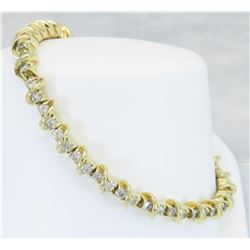 Jose Hess 2.53ctw Diamond Bracelet - 18KT Yellow Gold