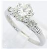 Image 5 : EGL USA Certified 1.50ctw Diamond Ring - 14KT White Gold