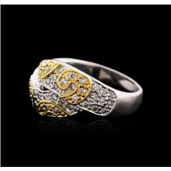 14KT Two-Tone Gold 0.35ctw Diamond Ring