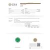 Image 7 : GIA Certified 17.47ctw Emerald and Diamond Earrings and Ring Set - 18KT White Go