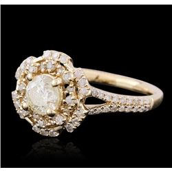 14KT Yellow Gold 1.44ctw Diamond Ring
