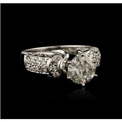 14KT White Gold 1.58ctw Diamond Ring