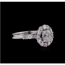 14KT White Gold 1.83ctw Diamond Ring