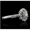 Image 2 : 14KT White Gold 1.83ctw Diamond Ring