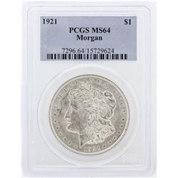 1921 PCGS MS64 Morgan Silver Dollar