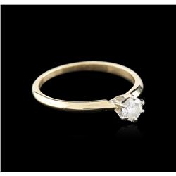 14KT Yellow Gold 0.25ct Diamond Solitaire Ring