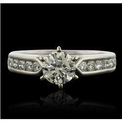 Palladium 1.42ctw Diamond Ring