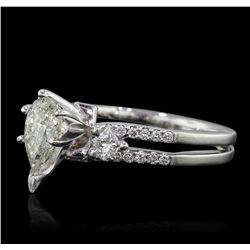 18KT White Gold 1.41ctw Diamond Ring