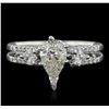 Image 2 : 18KT White Gold 1.41ctw Diamond Ring