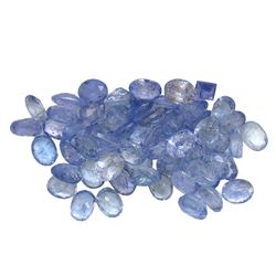 10.89ctw Oval Mixed Tanzanite Parcel