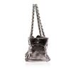 Image 2 : Chanel Silver Metallic Cracked Calfskin Modern Chain Tote