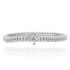 Image 2 : 14KT White Gold 3.10ctw Diamond Bracelet