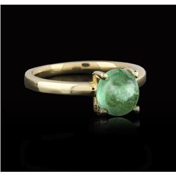 14KT Yellow Gold 2.36ct Emerald Ring