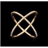 Image 1 : 0.50ctw Diamond Ring - 14KT Rose Gold