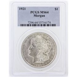 1921 PCGS MS64 Morgan Silver Dollar