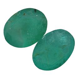 4.73ctw Oval Mixed Emerald Parcel