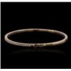 Image 2 : 14KT Rose Gold 0.46ctw Diamond Bracelet