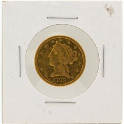 1899-S $5 VF Liberty Head Half Eagle Gold Coin
