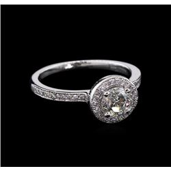 0.80ctw Diamond Ring - 14KT White Gold