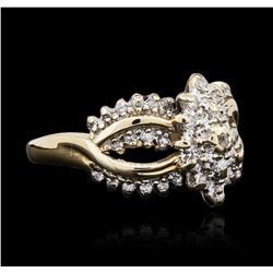 14KT Yellow Gold 0.25ctw Diamond Ring