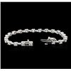 Image 3 : 14KT White Gold 2.17ctw Diamond Bracelet