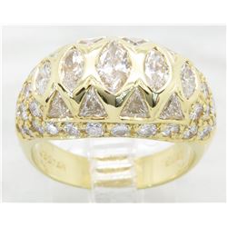 3.36ctw Diamond Ring - 18KT Yellow Gold