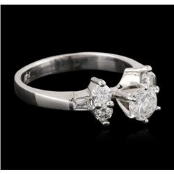 14KT White Gold 0.73ctw Diamond Ring