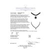 Image 3 : 63.79ctw Blue Sapphire and Diamond Necklace - 14KT White Gold
