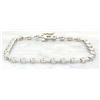 Image 5 : 2.25ctw Diamond Bracelet - 14KT White Gold