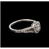 Image 2 : 0.96ctw Diamond Ring - 14KT White Gold