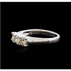 14KT White Gold 0.90ctw Diamond Ring