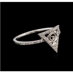 0.20ctw Diamond Ring - 14KT White Gold