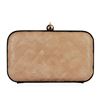 Image 1 : Natural Tufted Evening Clutch