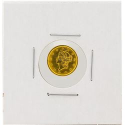 1853 $1 Type 1 Liberty Head Gold Coin