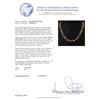 Image 4 : Tahitian Cultured Pearl Necklace With 14KT White Gold Diamond Clasp