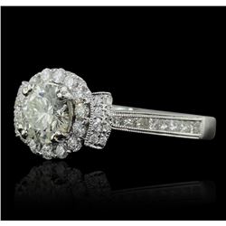18KT White Gold 2.09ctw Diamond Ring